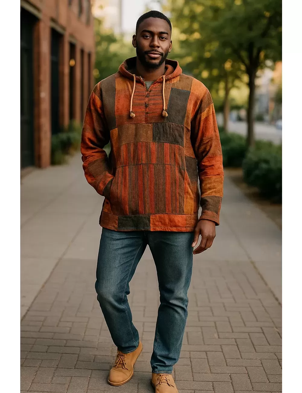 SF-154: Cotton Patchwork Jacket