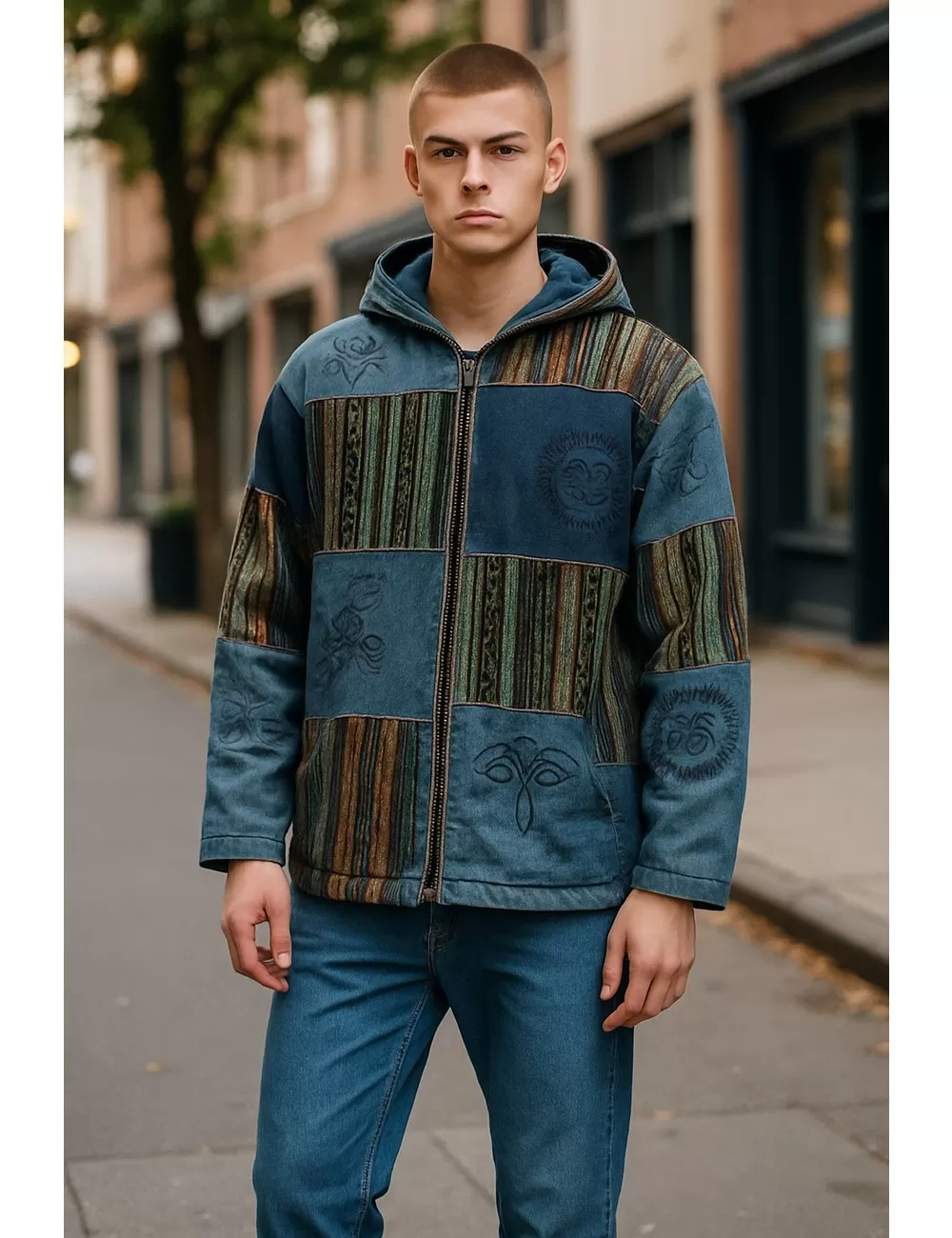 SF-155: Cotton Gheri CrushJacket