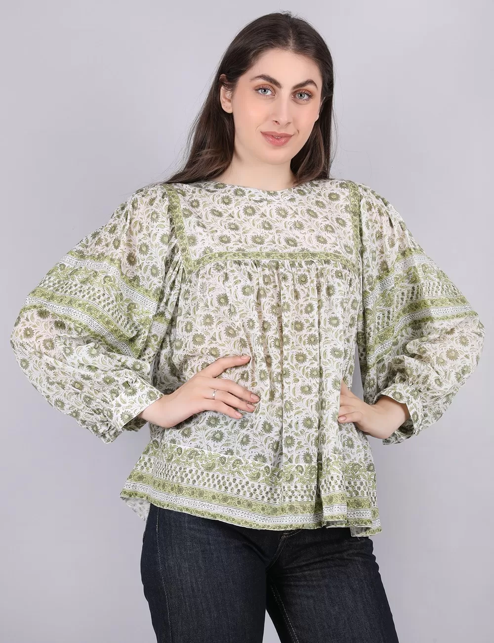 SC-02 : Cotton Floral Top