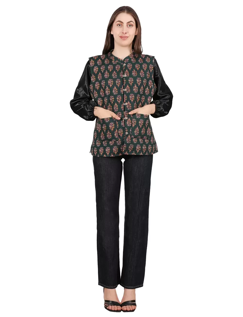 CJ-01: Kantha Sleeveless Jacket