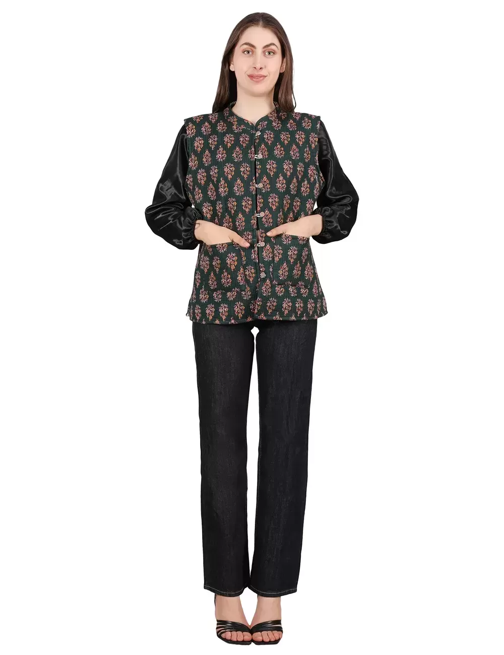 CJ-01: Kantha Sleeveless Jacket