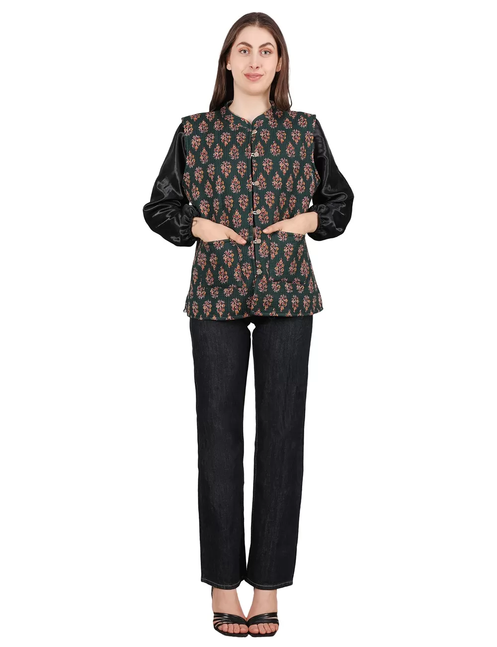 CJ-01: Kantha Sleeveless Jacket