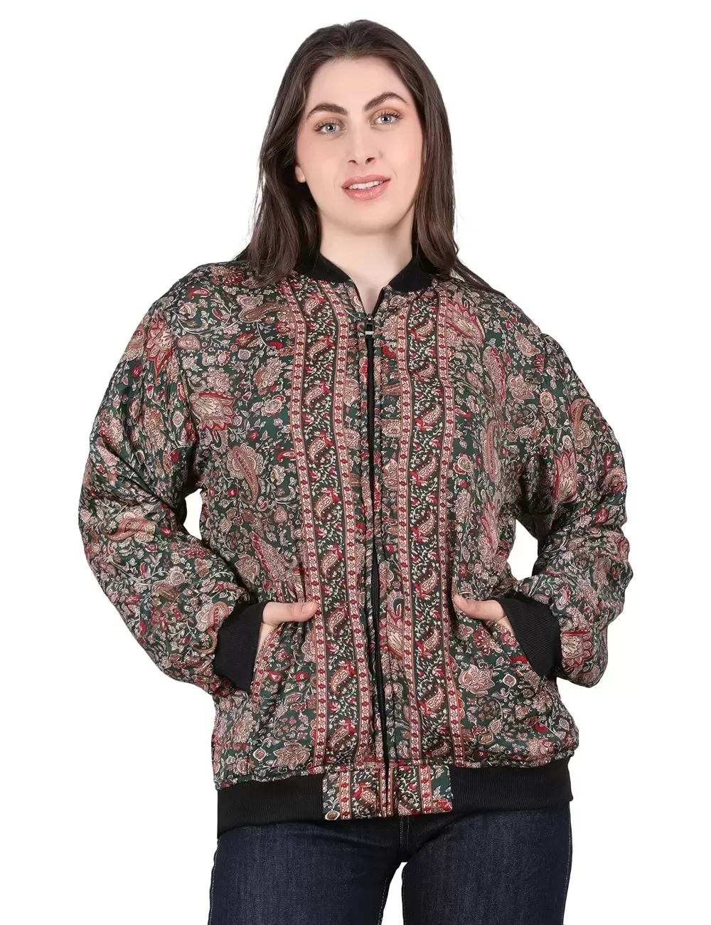 VNT-03 : Printed Silk Jacket