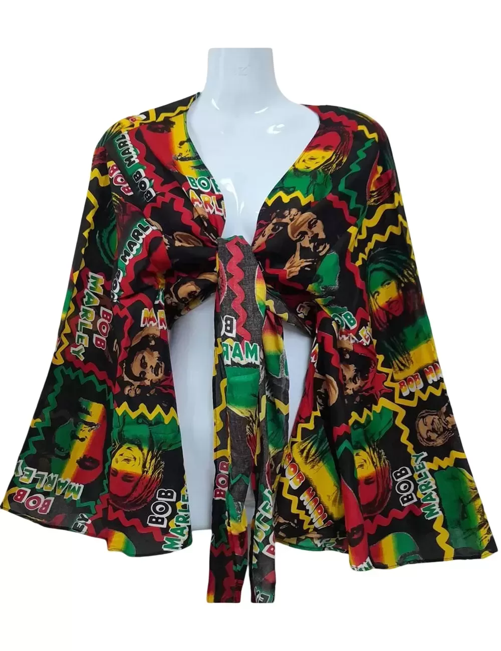 AT-04 : Bob Marley Tie Top : Assorted Prints