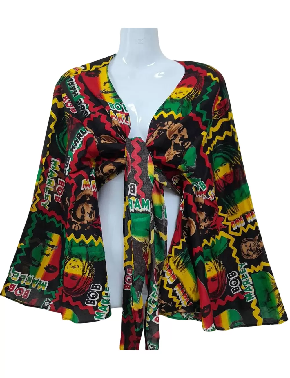 AT-04 : Bob Marley Tie Top : Assorted Prints
