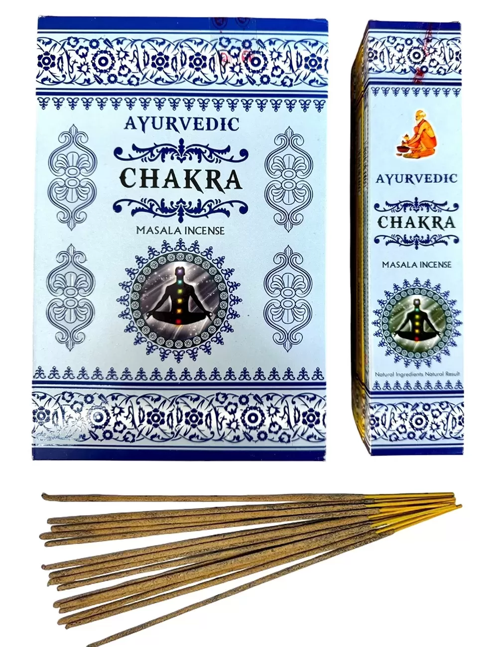 Ayurvedic - Chakra Masala Incense - 12 Packets Of 15 gms Each
