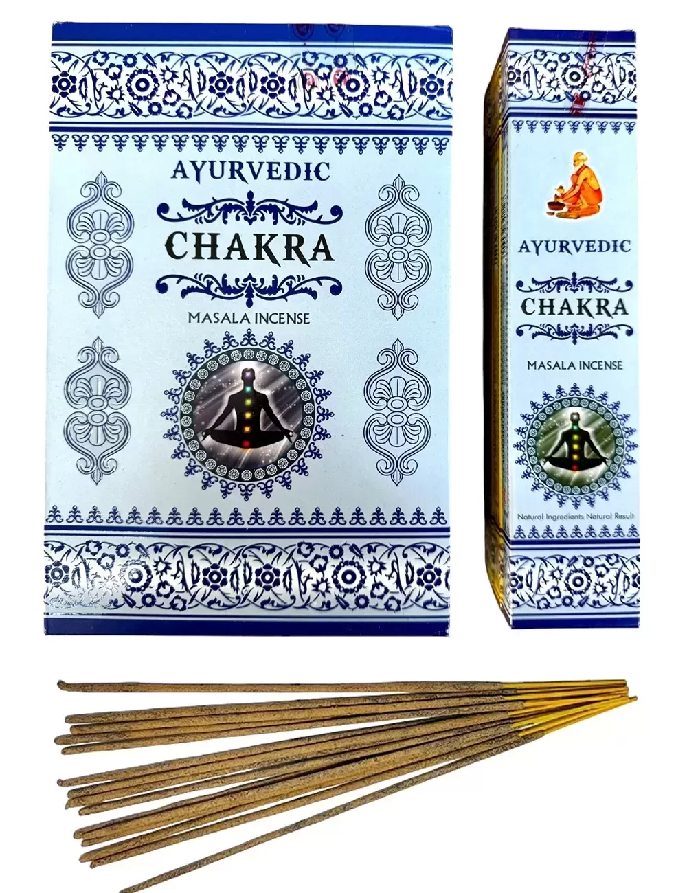 Ayurvedic - Chakra Masala Incense - 12 Packets Of 15 gms Each
