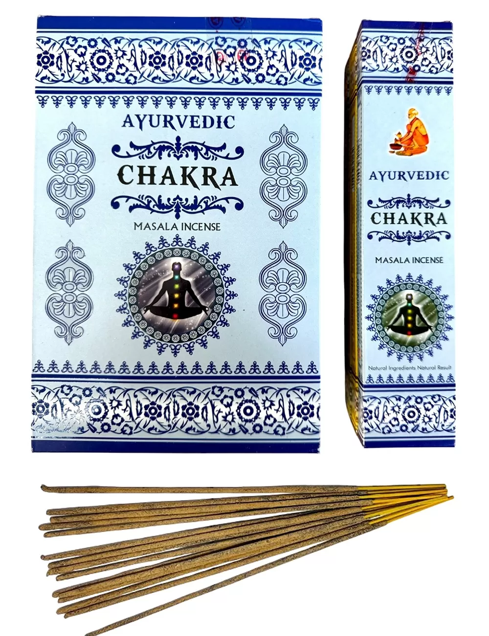 Ayurvedic - Chakra Masala Incense - 12 Packets Of 15 gms Each