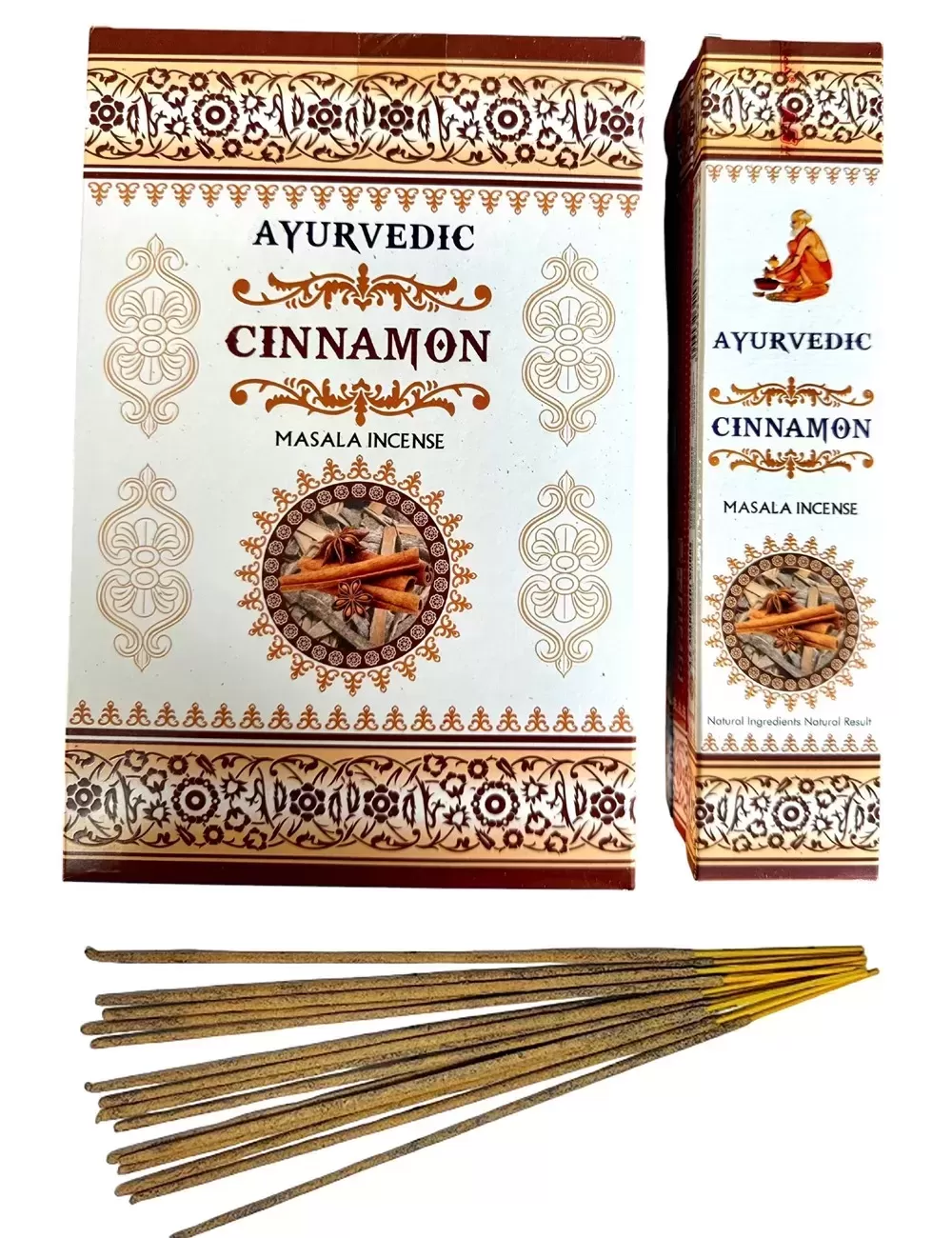 Ayurvedic - Cinnamon Masala Incense - 12 Packets Of 15 gms Each