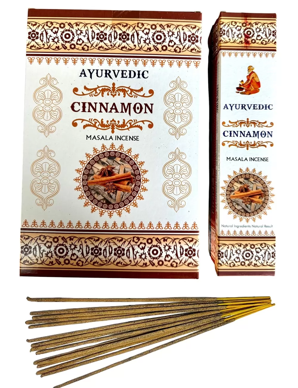 Ayurvedic - Cinnamon Masala Incense - 12 Packets Of 15 gms Each