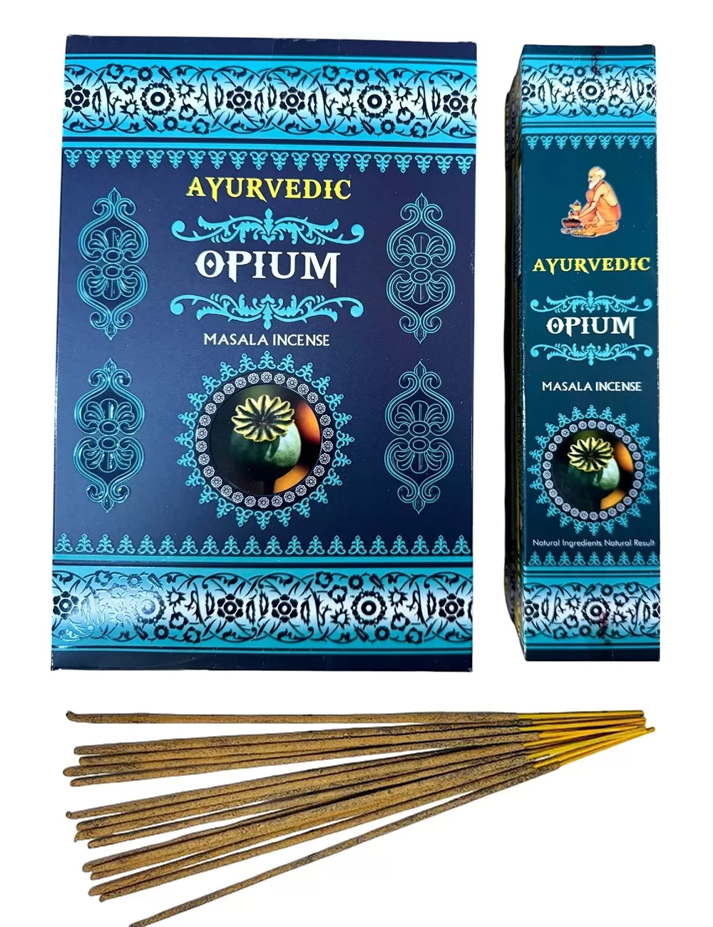 Ayurvedic - Opium Masala Incense - 12 Packets Of 15 gms Each