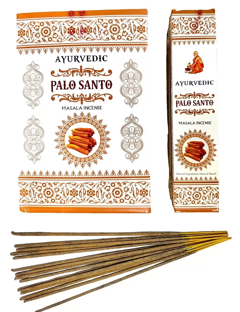 Ayurvedic - Palo Santo Masala Incense - 12 Packets Of 15 gms Each