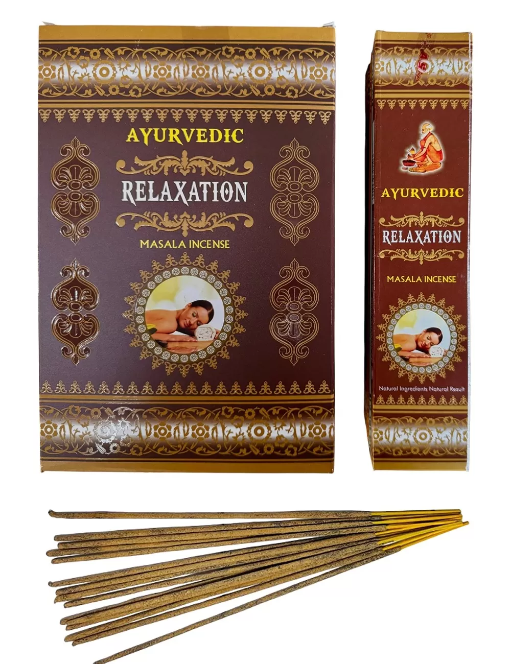 Ayurvedic - Relaxation Masala Incense - 12 Packets Of 15 gms Each