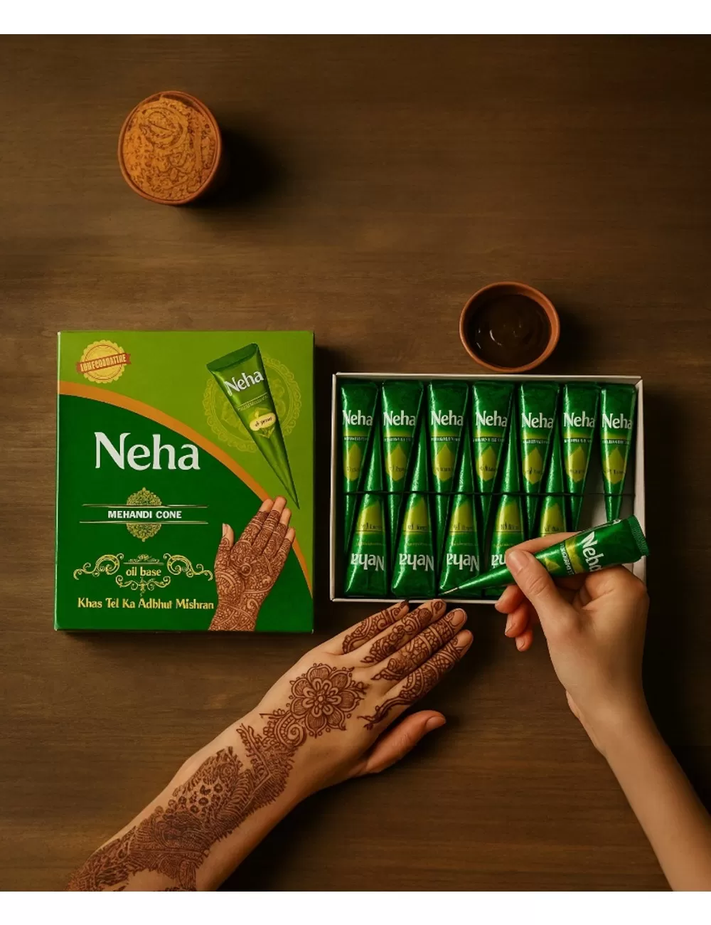 Neha Henna Cones - Set of 12 Cones