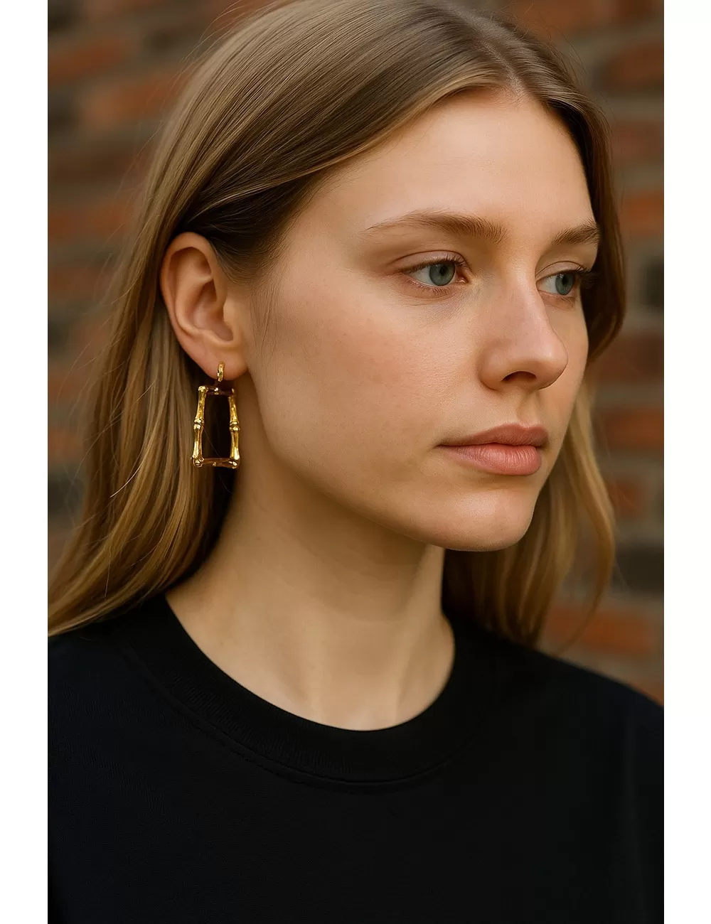KEJ-29 : Square Hoops: Assorted Colors (Gold,Silver)