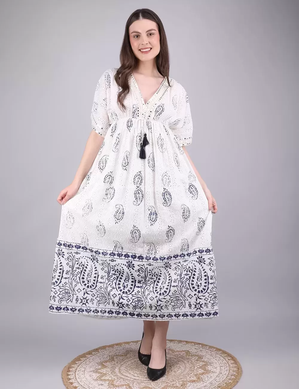 GE-11 : Boho Print Maxi Dress