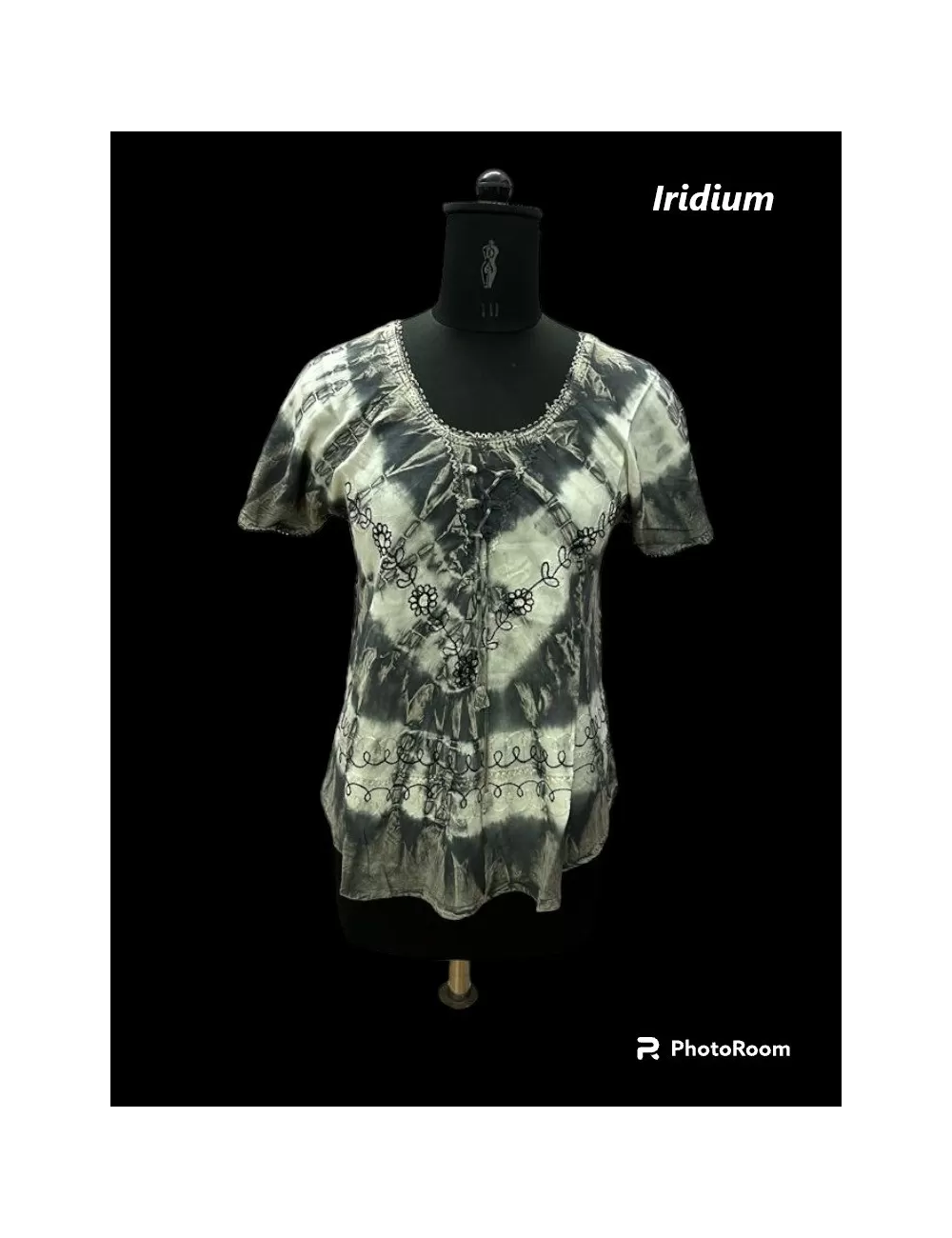 D-05 : Tie Dye Cap Sleeve Blouse