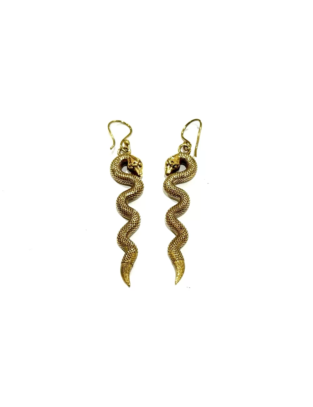 KEA-19 | Female King Cobra Earrings : Assorted Gold & Silver