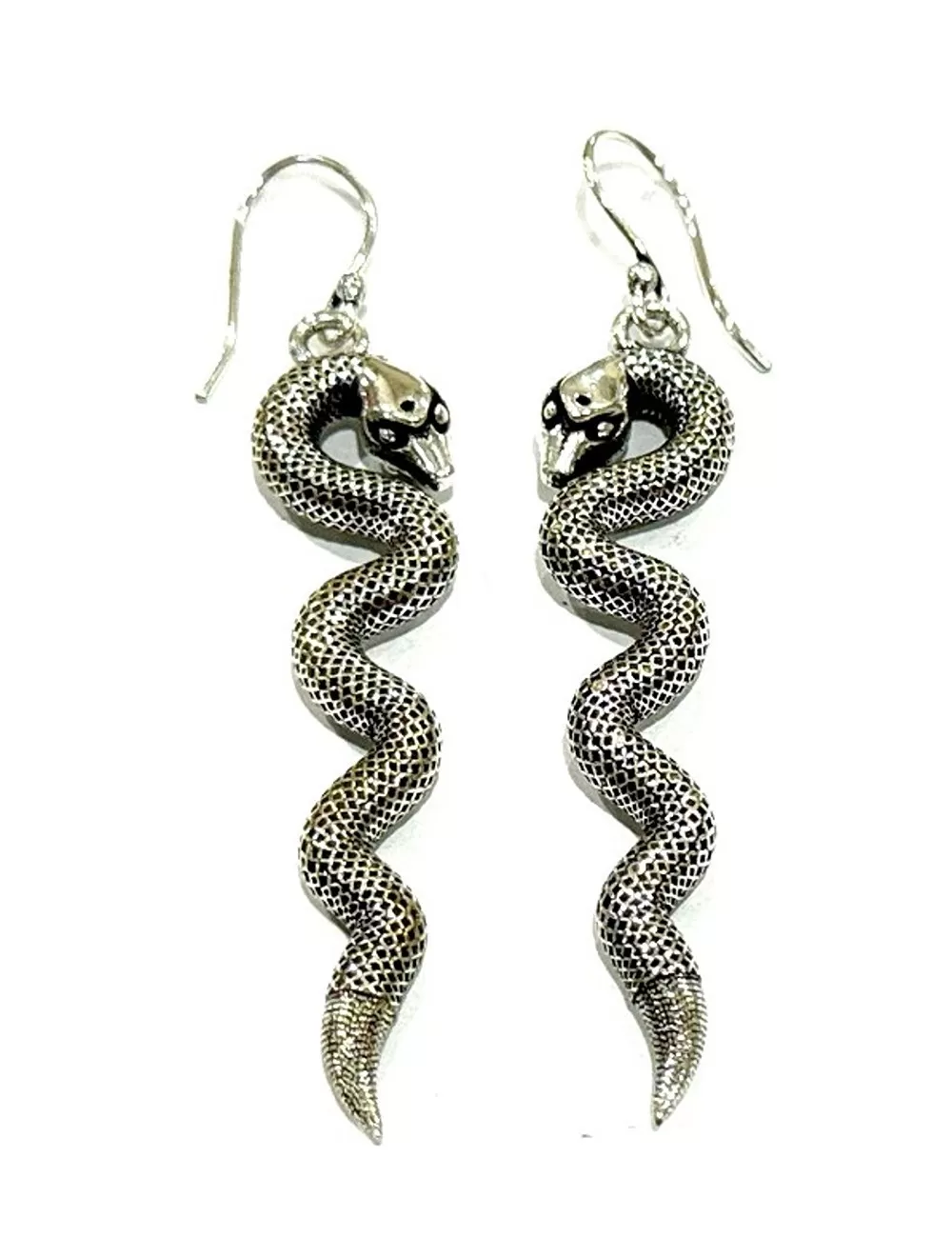 KEA-19 | Female King Cobra Earrings : Assorted Gold & Silver