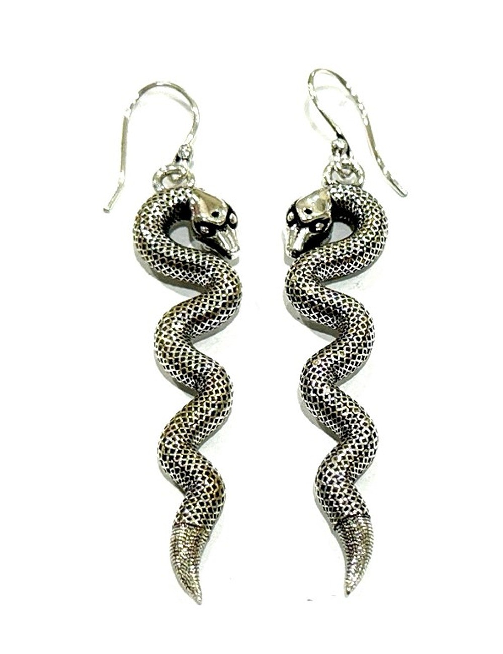 KEA-19 | Female King Cobra Earrings : Assorted Gold & Silver