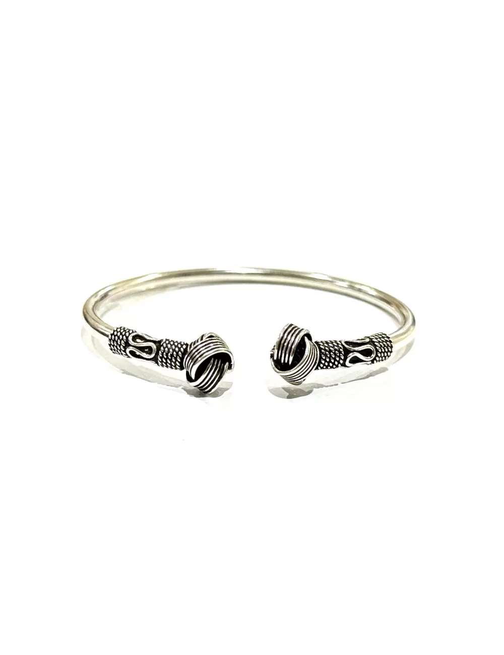 Sterling Silver Adjustable Kada
