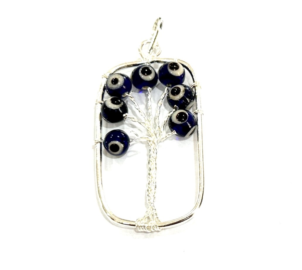 GPJ-13 : Evil Eye Tree of Life Pendant