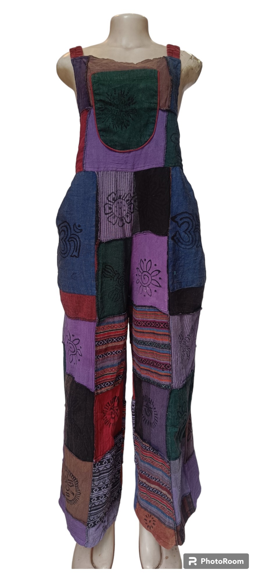 SF-17 : Patchwork Dungarees