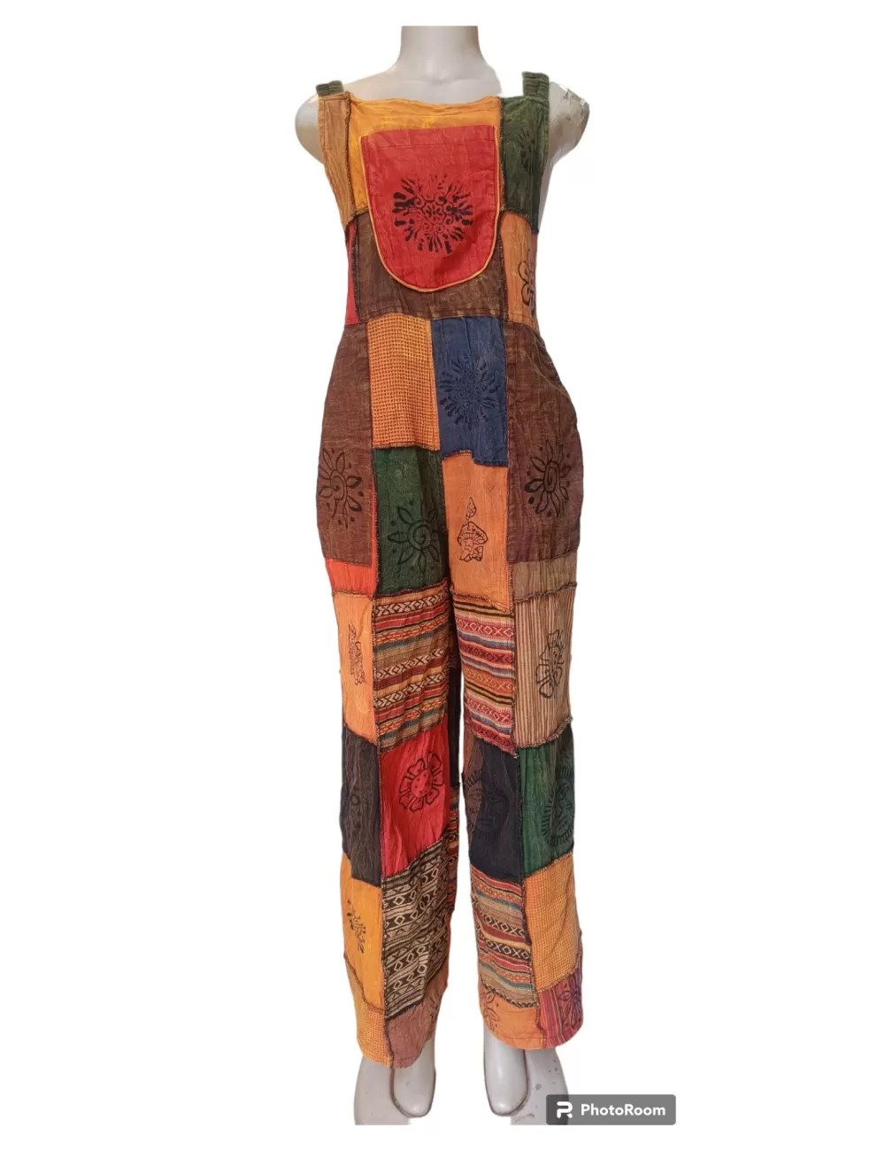 SF-17 : Patchwork Dungarees