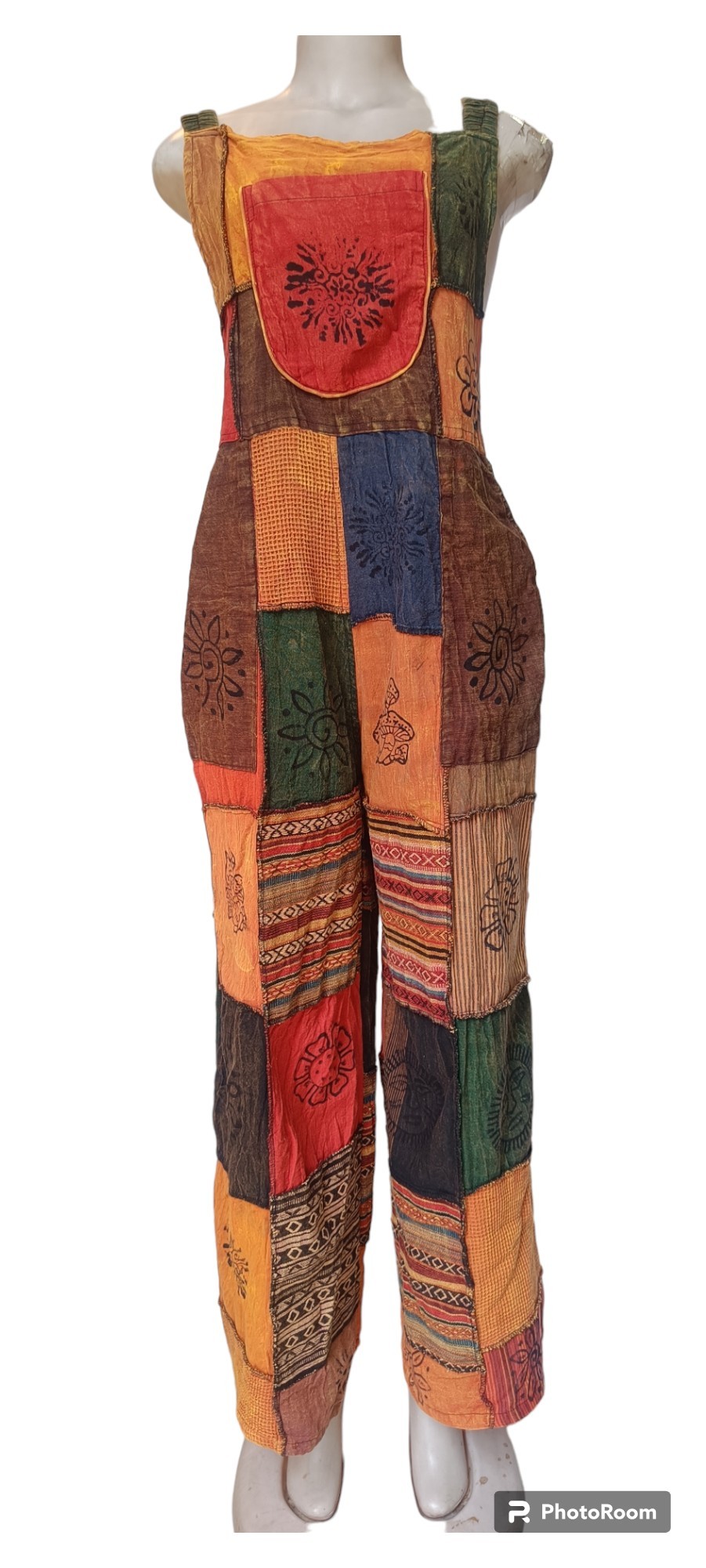 SF-17 : Patchwork Dungarees