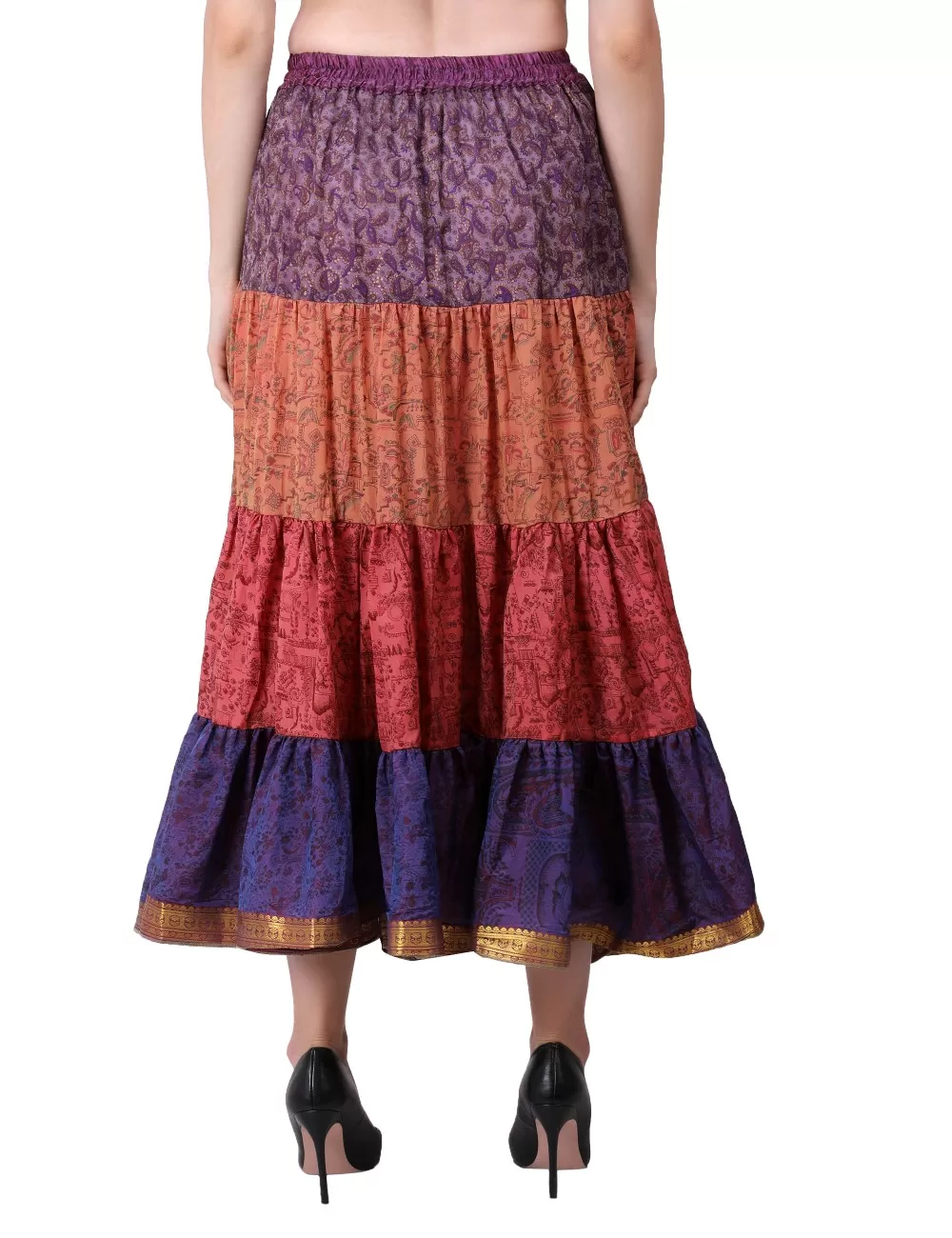 N-10 : Vintage Silk Skirt