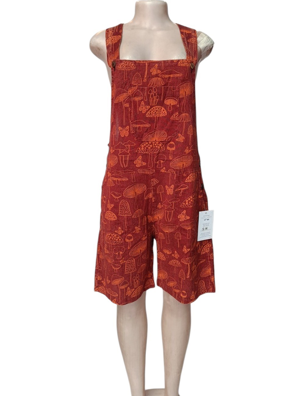 SF-60: Gheri Tie Dye Knee Length Dungarees