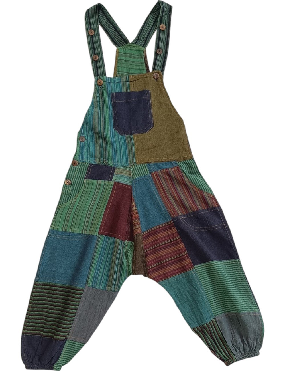 SF-67: Kids Patchwork Overalls