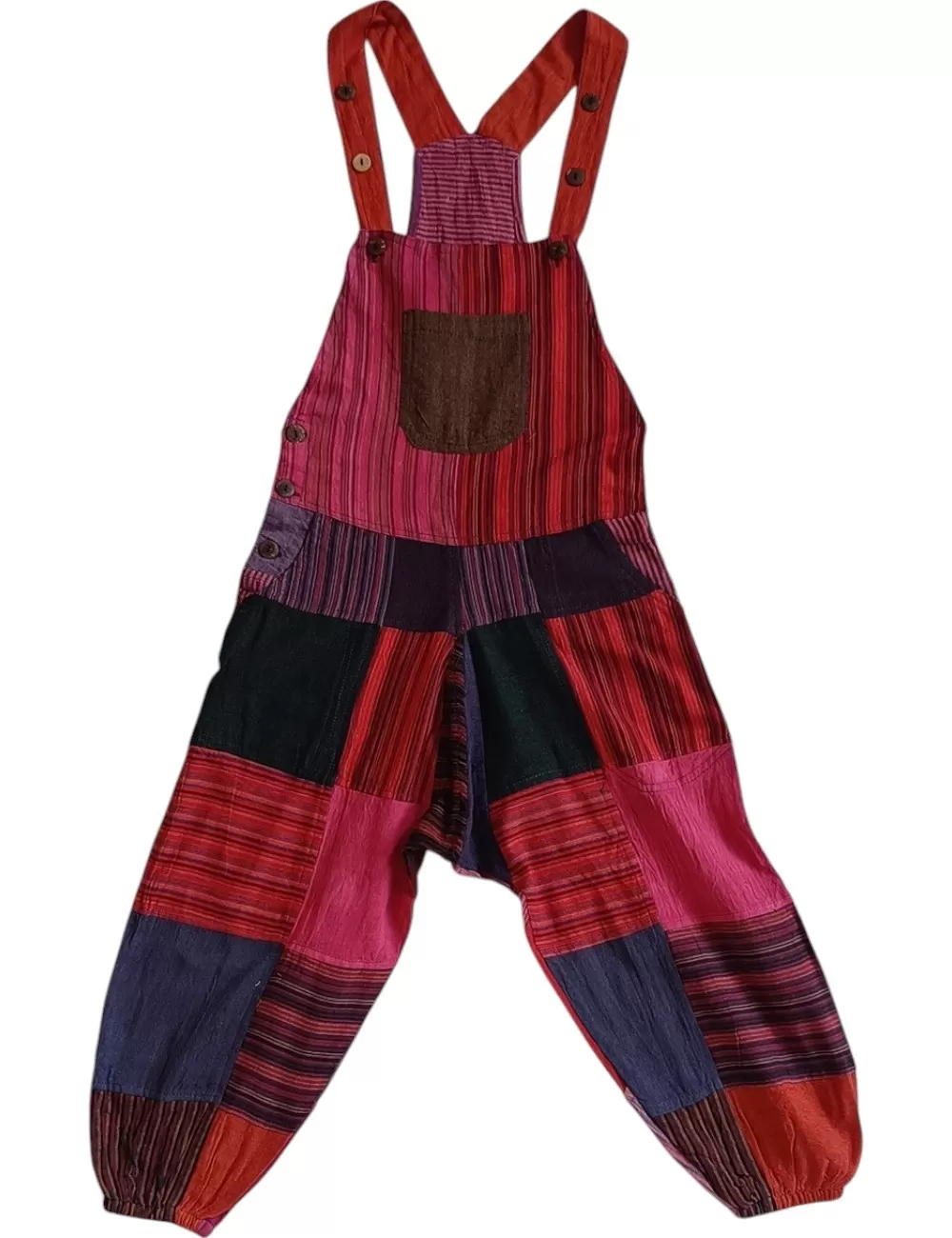 SF-67: Kids Patchwork Overalls