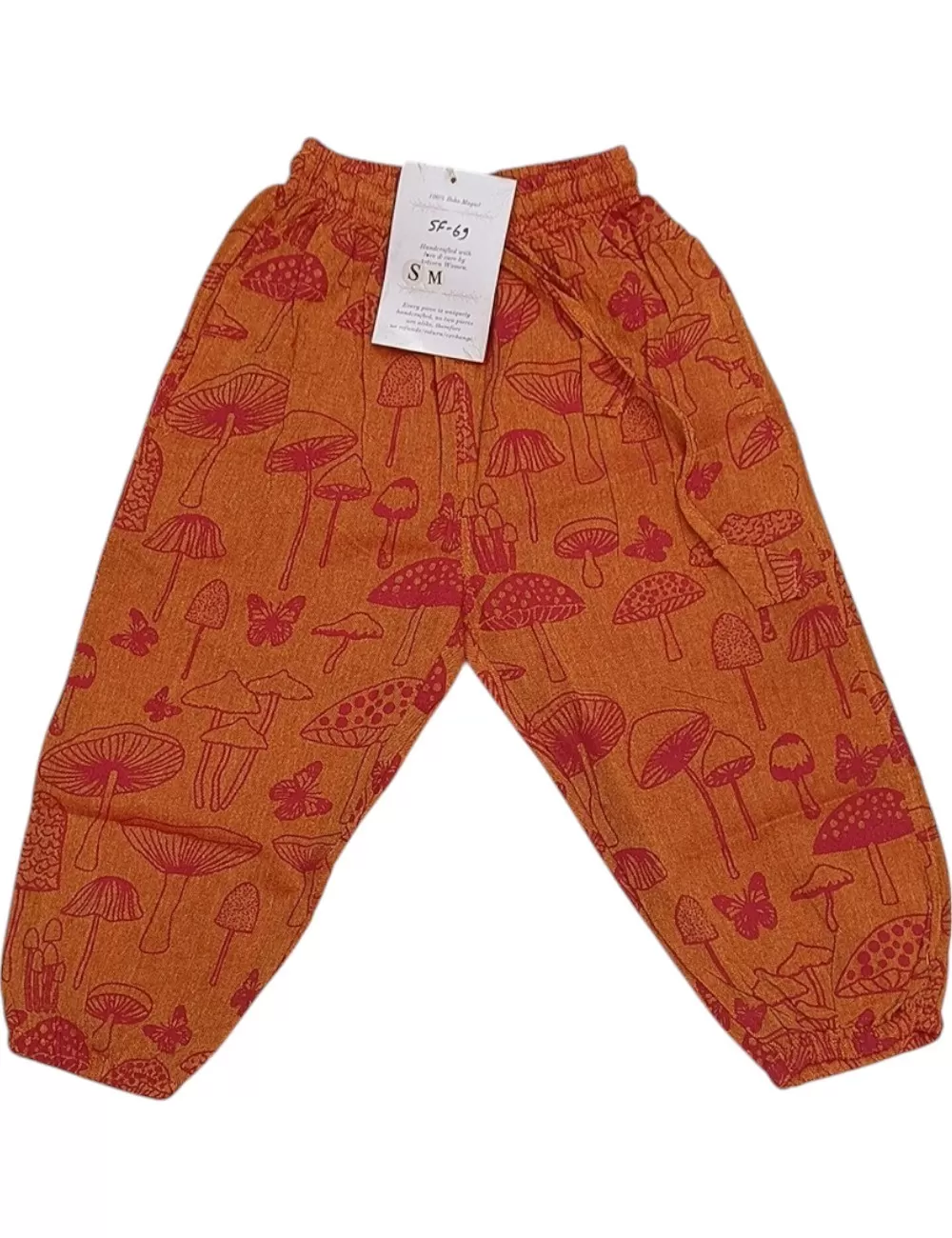 SF-69 : Kids Mushroom Ankle Cuffs Pants
