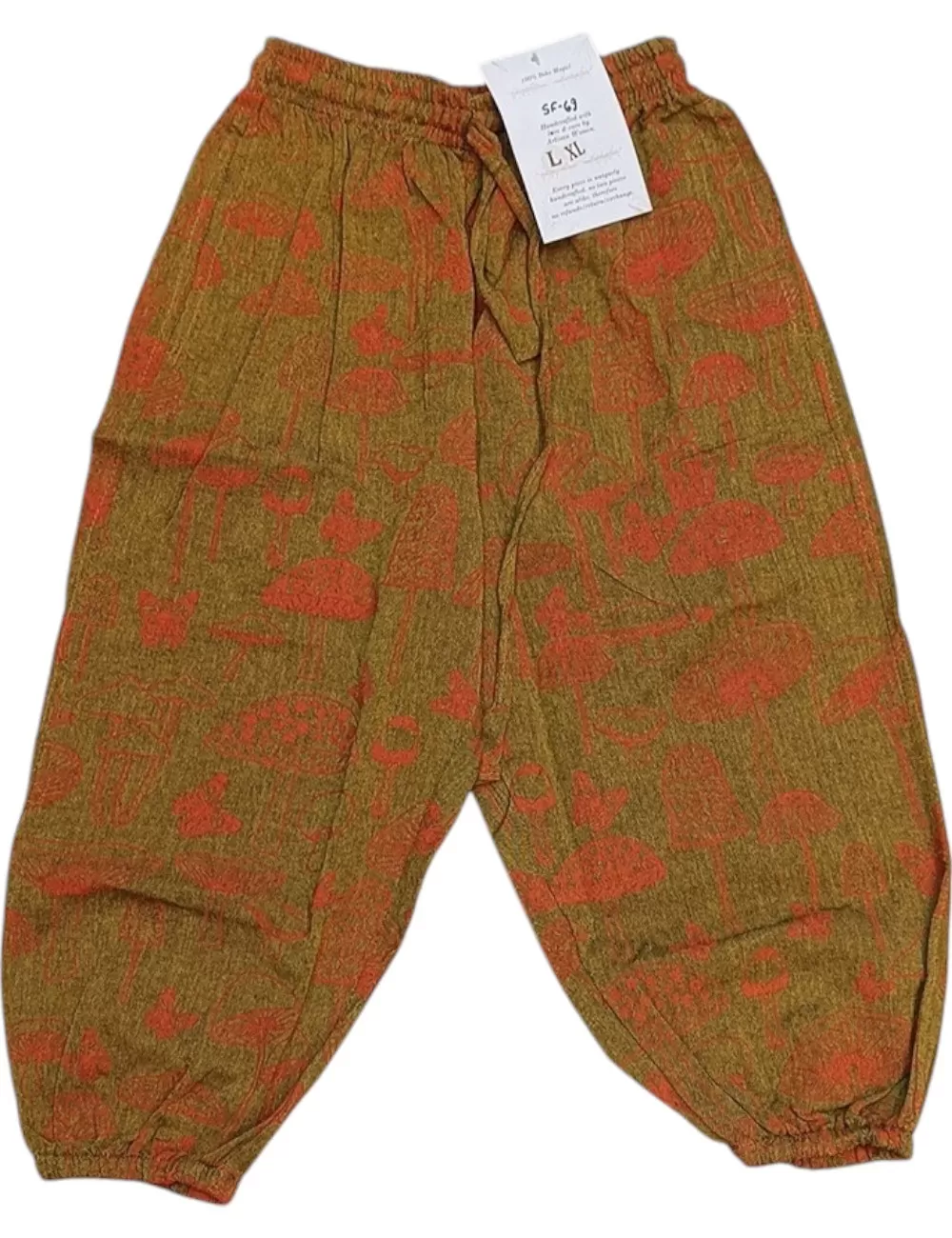 SF-69 : Kids Mushroom Ankle Cuffs Pants