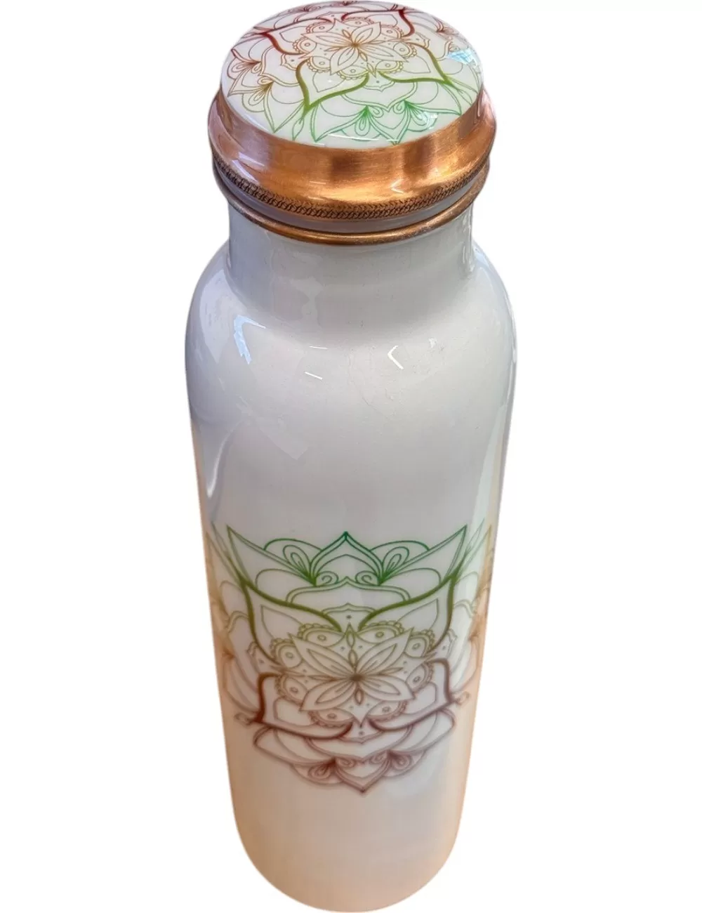 Pure Copper | Printed Copper Bottle | With Printed Lid