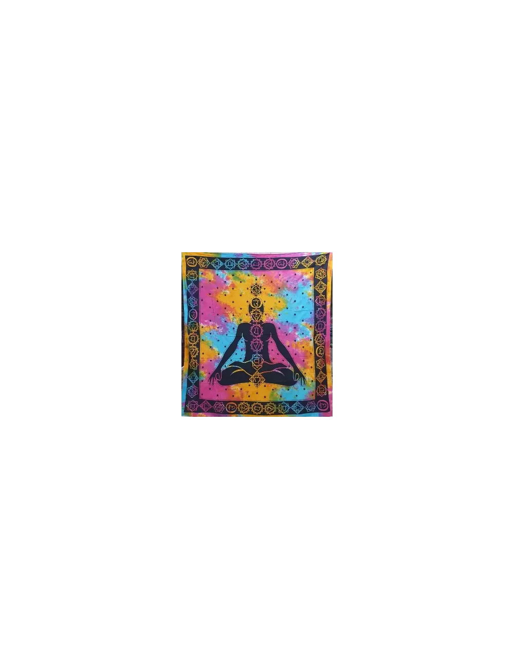 7 Chakra Buddha Bedsheet
