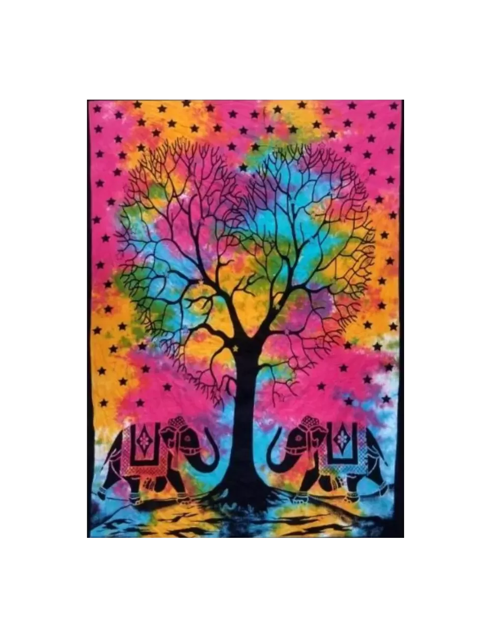 Multi Yoga Tree Bedsheet