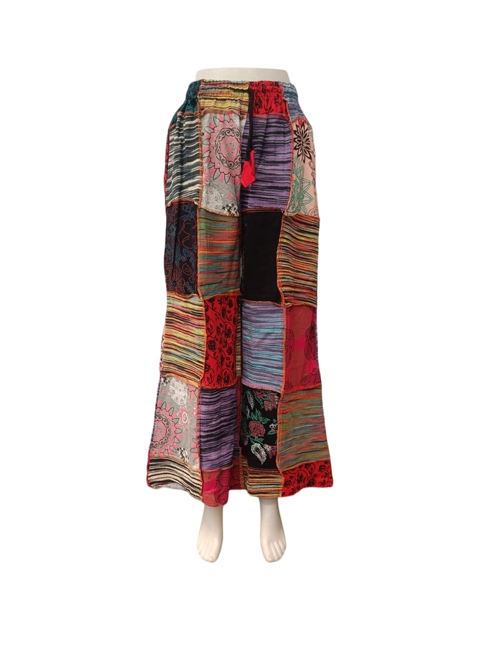 SF-119 : Patchwork Wide Leg Trousers