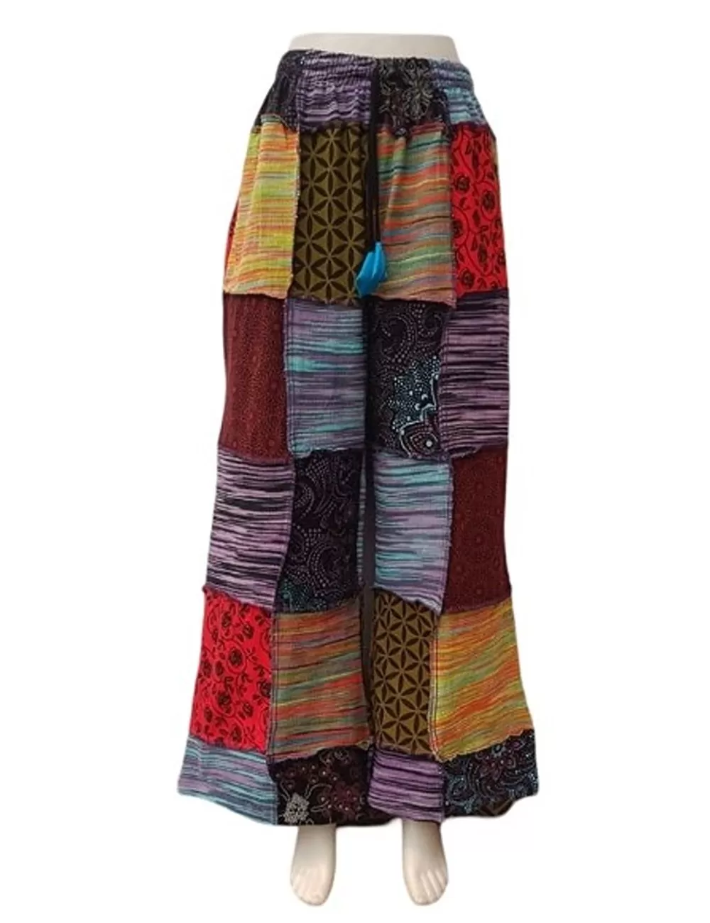 SF-119 : Patchwork Wide Leg Trousers