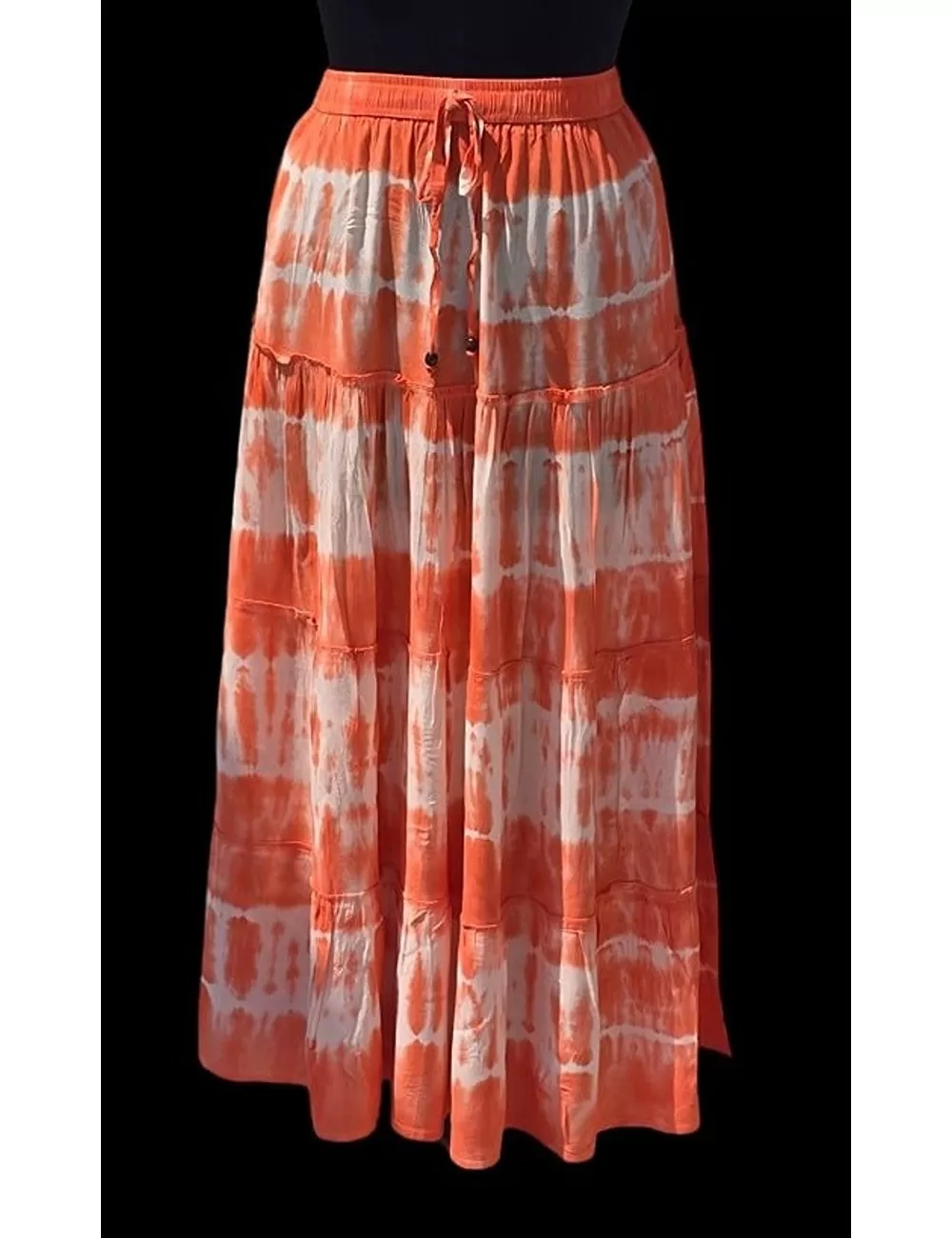 SSO-04 : Tie Dye Maxi Skirt