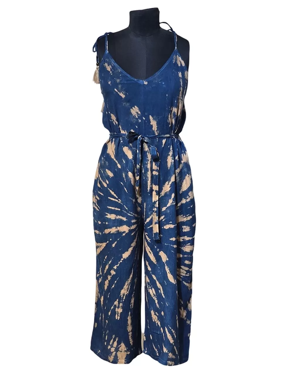 SSO-09 : Tie Dye Cami Overalls