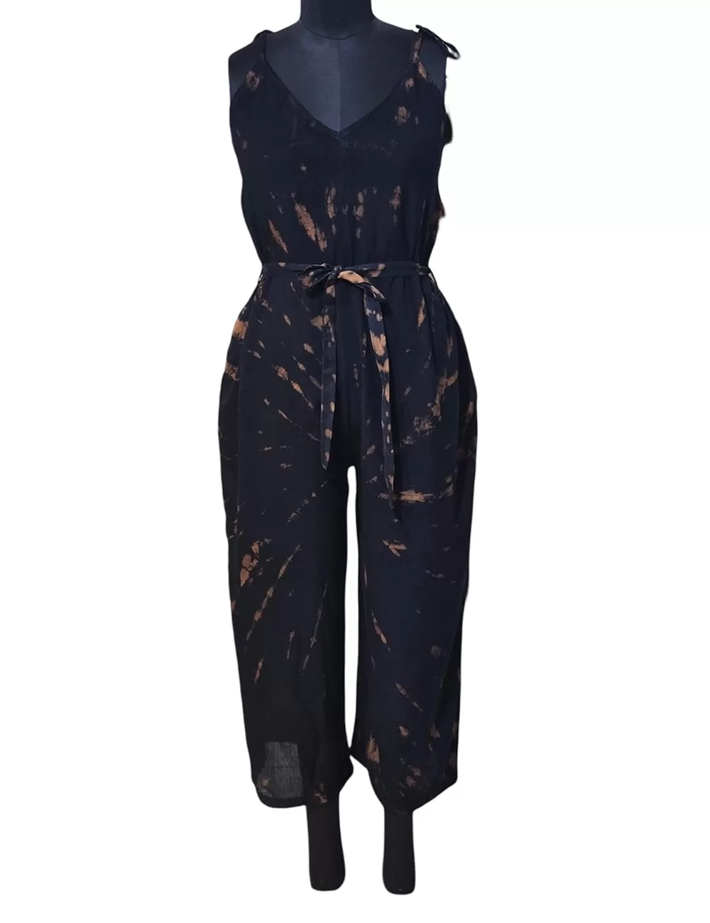 SSO-09 : Tie Dye Cami Overalls