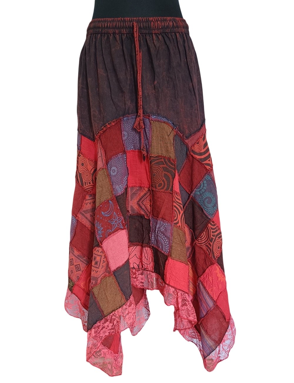 SF-158 : Net Patchwork Skirt