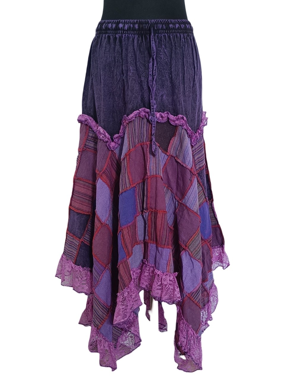 SF-158 : Net Patchwork Skirt