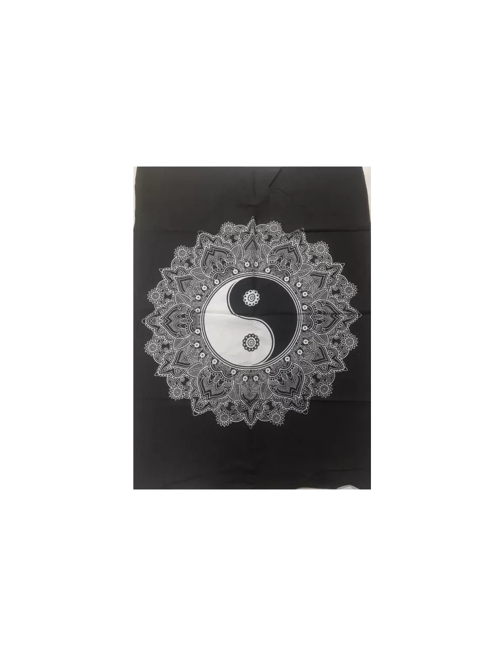 Black & White Ying Yang Mandala - Wall Hanging