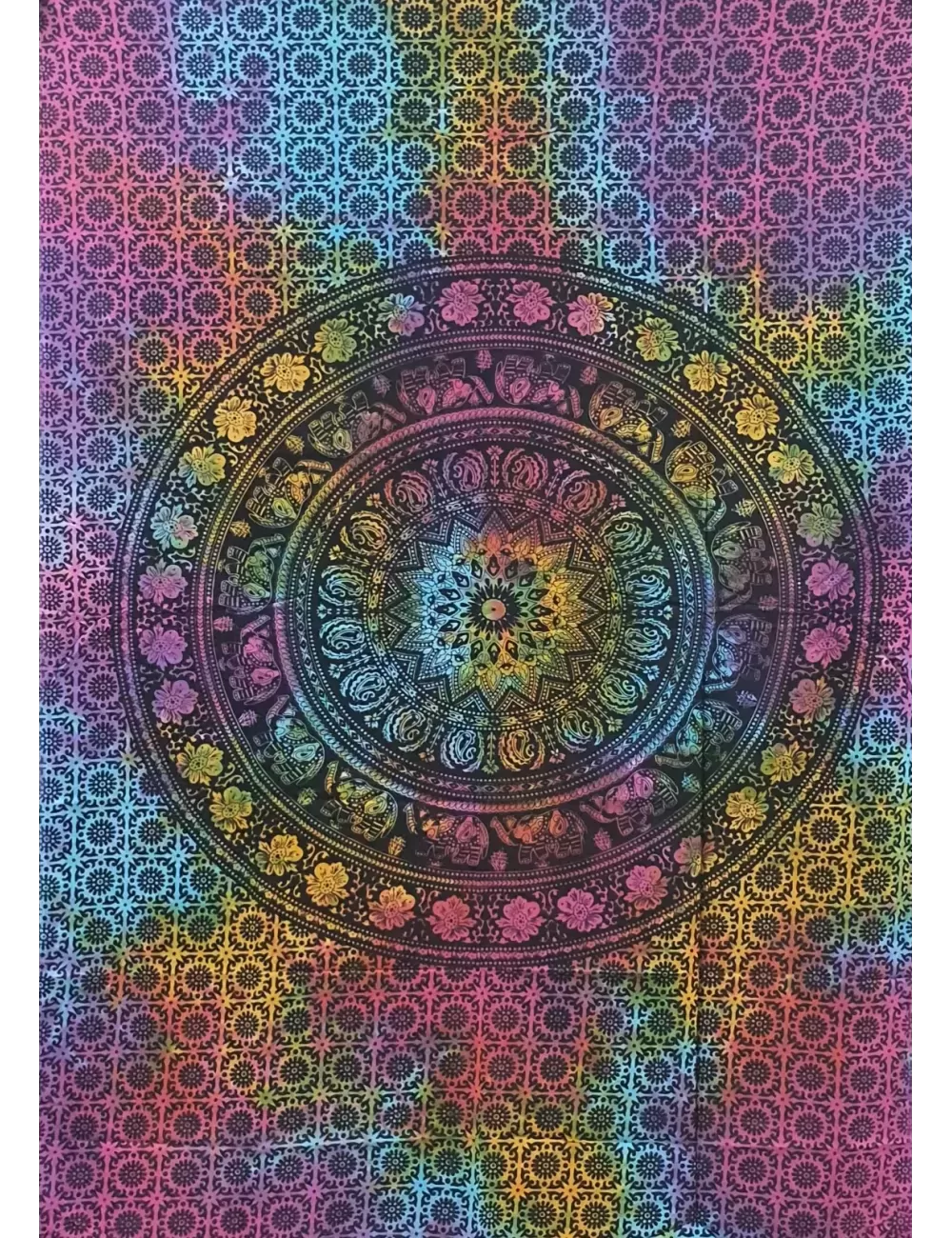 Tie Dye Mandala Wall Hanging