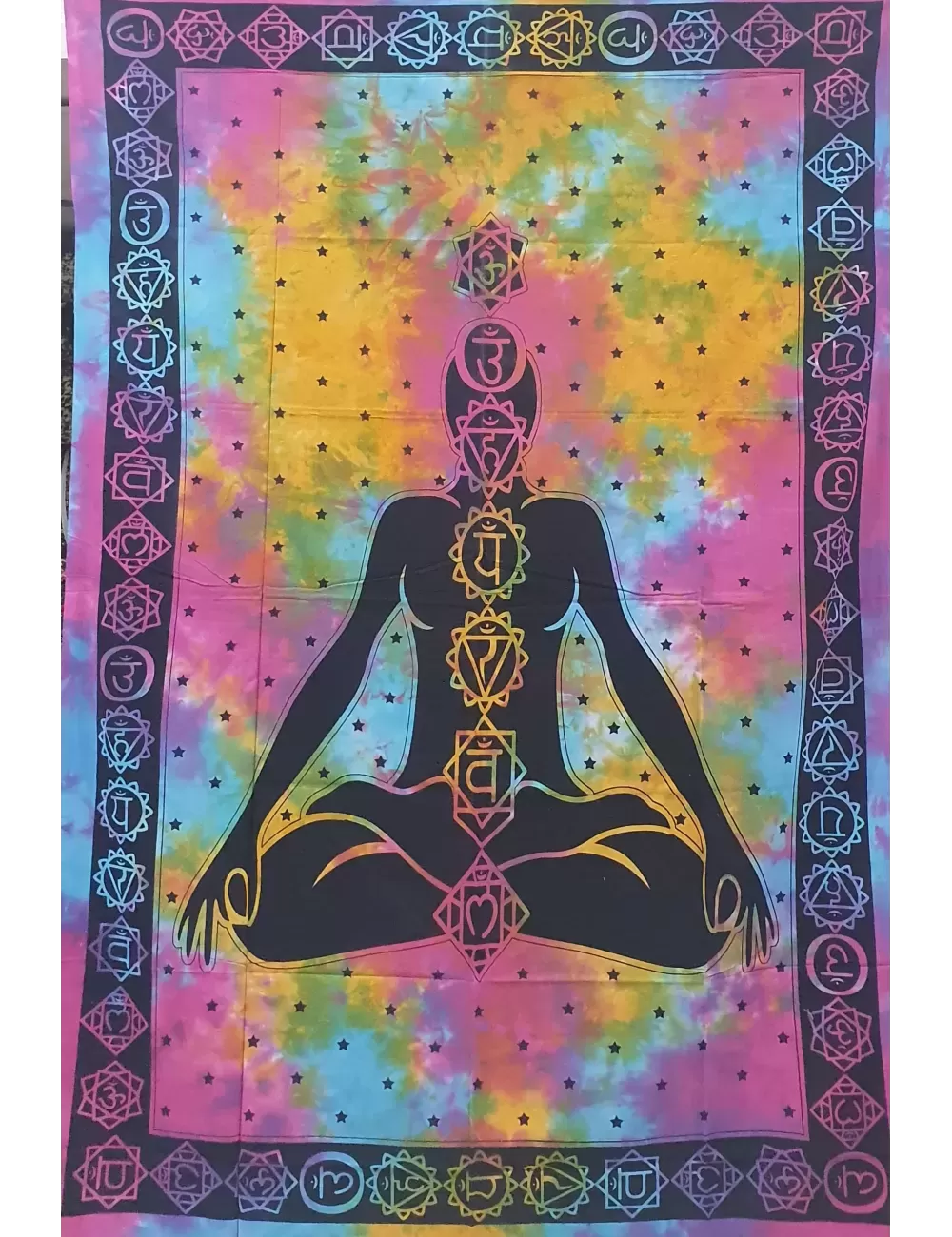 Tie Dye 7-Chakra Buddha