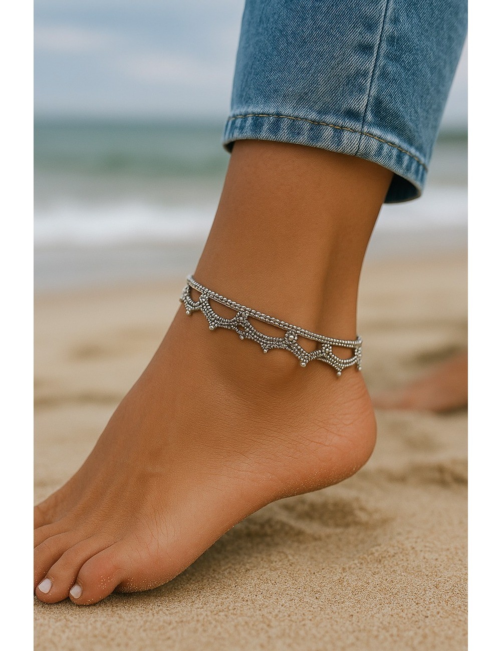 Brass Gypsy Anklet: Assorted Designs