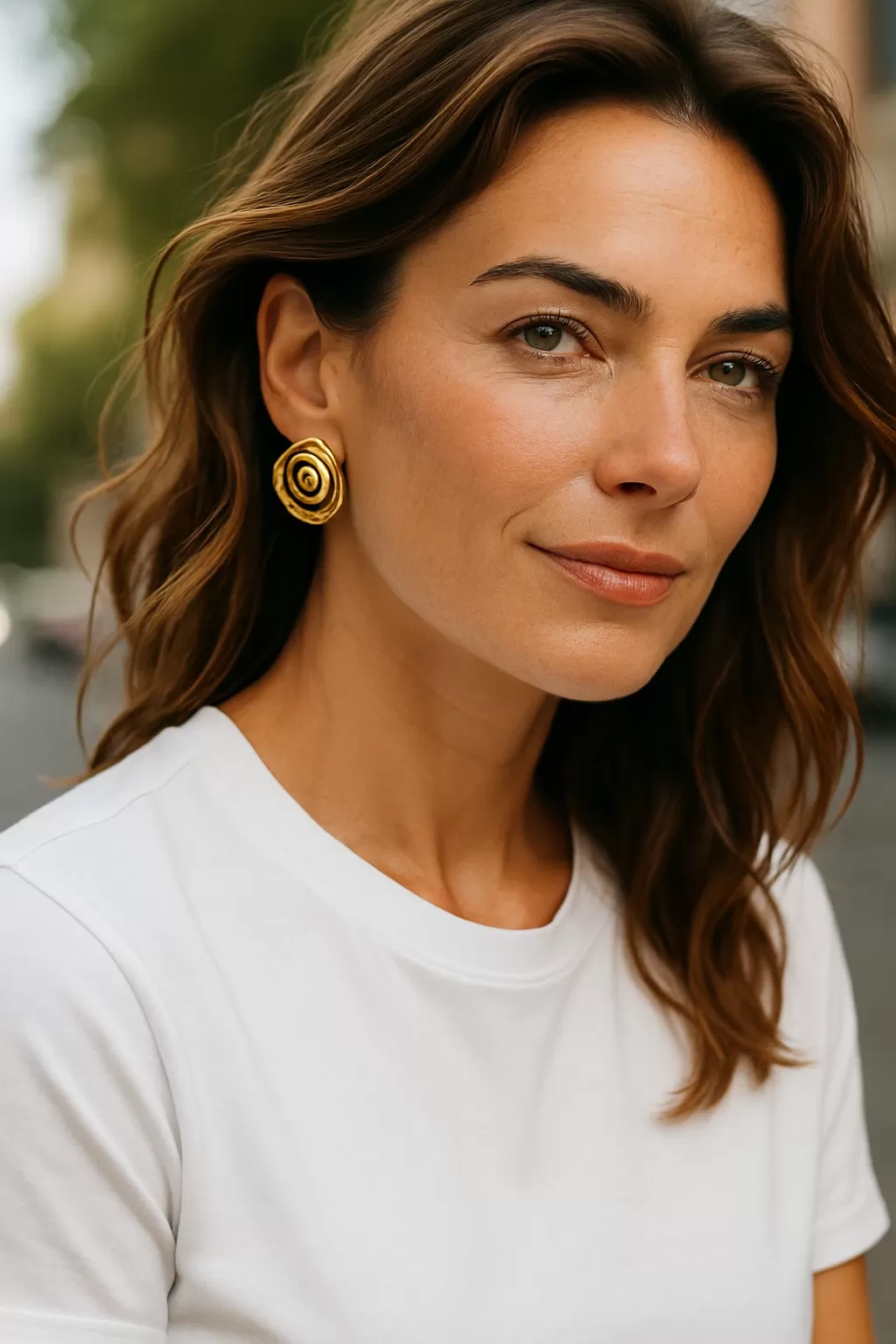 KEJ-19 : Spiral Earrings : Assorted Gold & Silver